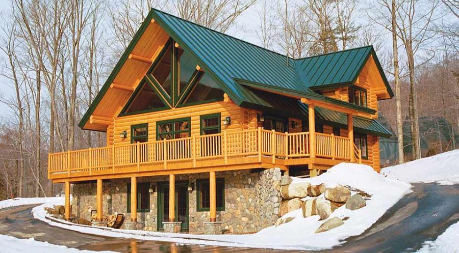 Englert Standing Seam Metal Roof in Snow Country
